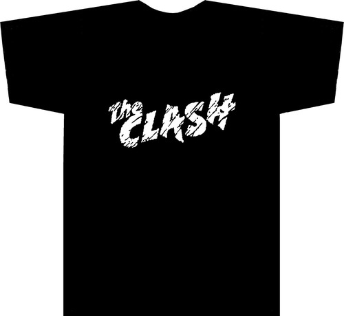 Camiseta The Clash Punk Rock Metal Tv Tienda Urbanoz