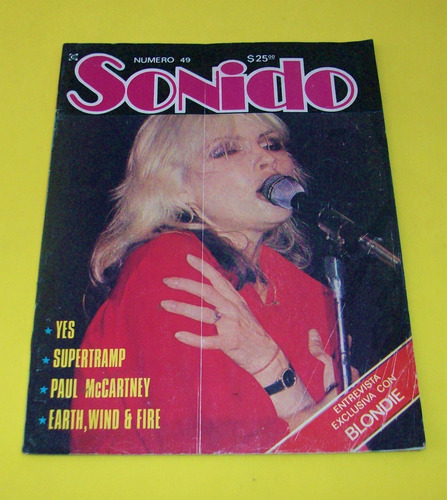 Blondie Debbye Harry Revista Sonido Viridiana Beatles Sting