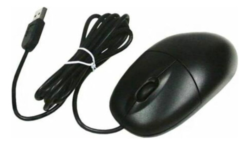 Mouse Óptico Negro Usado - 3 Botones