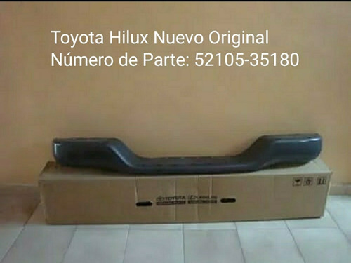 Parachoque Trasero Toyota Hilux