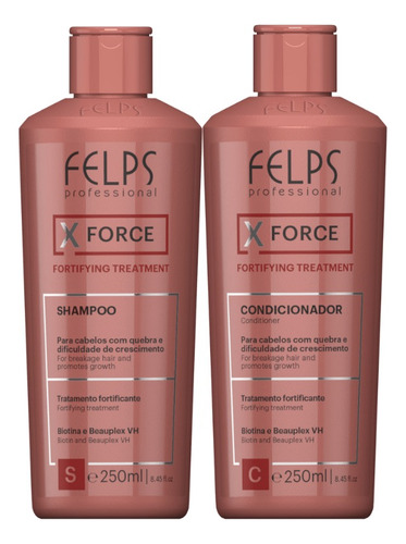 Felps Novo Xforce Shampoo + Condicionador 2x250ml