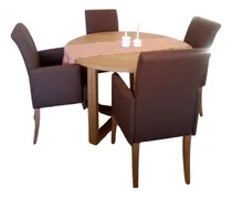 Comprar Juego De Comedor Mesa Redonda Más 4 Butacas