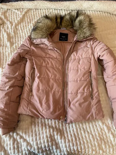 Chamarra bershka verde sale