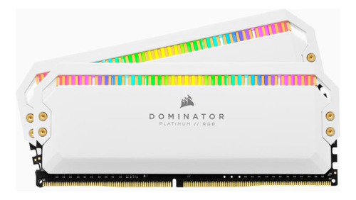 Memoria Ram 16gb 2x 8gb Corsair Rgb White Ddr4 3200mhz /v /v