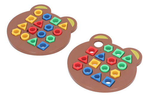 Juego De Combinación De Formas, 2 Piezas, Tablas De Rompecab