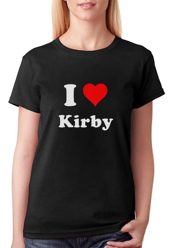 Polera Estampada Diseño I Love Kirby