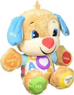 Fisher Price Ríe Y Aprende Perrito Aprende Conmigo Peluche