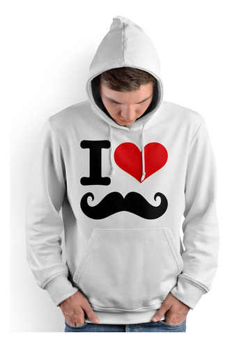 Polera Cap I Love Mustache (d0468 Boleto.store)