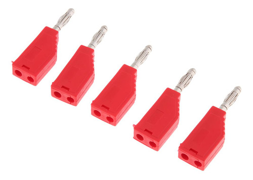 5x Cobre Conector De Plátano Adaptador De 4mm Para Sondas