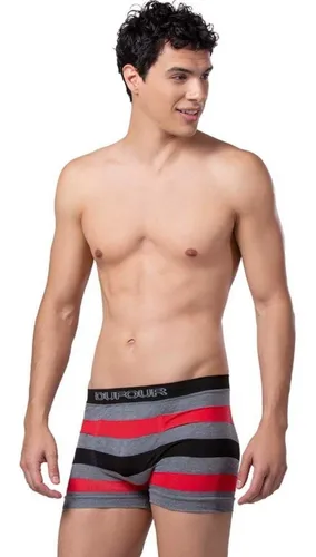 comprar Pack X3 Boxer Algodon Y Lycra Sin Costura Dufour Art 11843