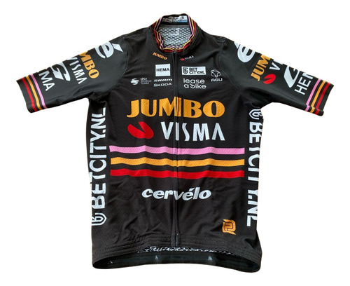 Remera Leopard Jersey Ciclismo Team Jumbo Visma