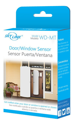 Sensor Inalámbrico De Ventana Y Puerta Skylink Wd-mt