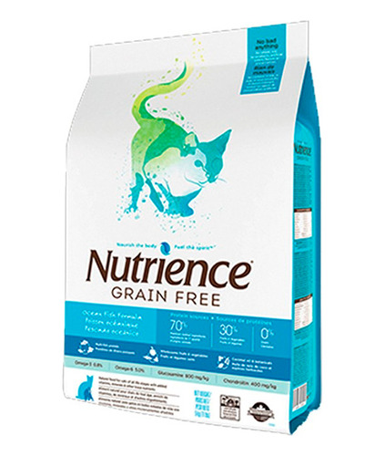 Nutrience Grain Free Gato Pescado Oceánico 5 Kg.