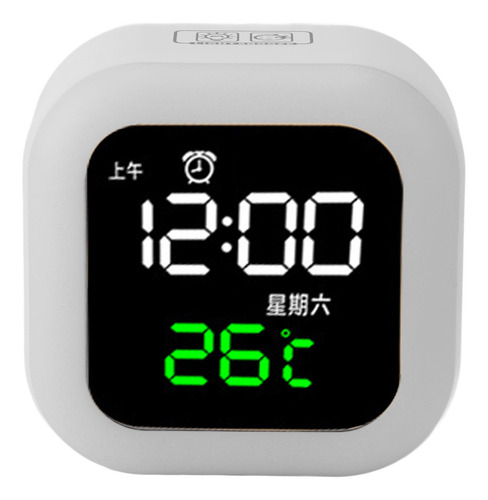 Despertador Digital Con Pantalla Led Grande, 3 Sonidos Conti