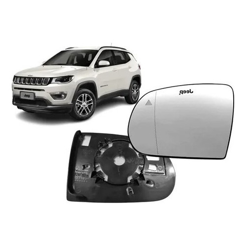 Lente Do Retrovisor Jeep Compass Longitude 2020 Direita