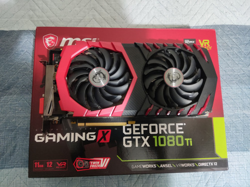 Placa De Vídeo Msi Geforce Gtx 1080 Ti Gaming X 11g (Usado)