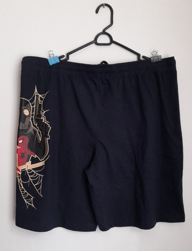 Bermuda Para Hombre Azul Marino Estampado Spider Man T. X L (Usado)