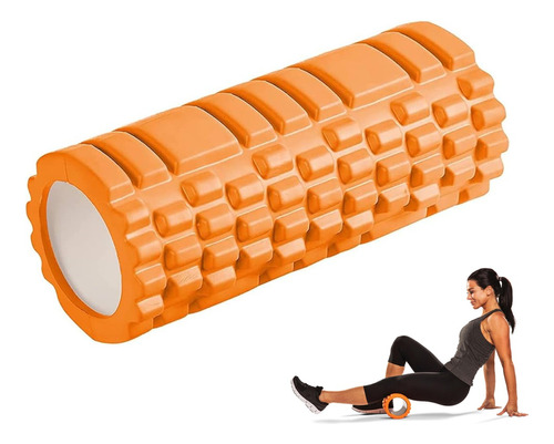 Foam Roller Rodillo Fommi Yoga Pilates Fitness Gym Naranja