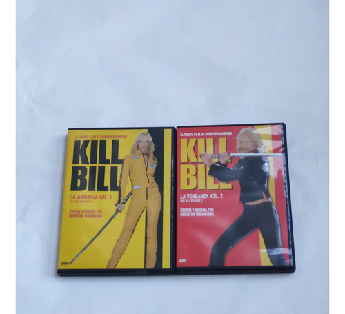 Set 2 Dvd Kill Bill Quentin Tarantino Uma Thurman