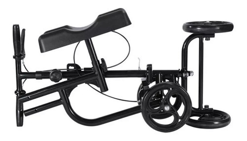 Andadera Ortopedica Para Rodilla Rollator Plegable Con Bolsa