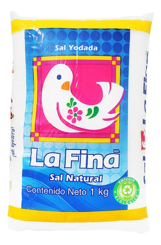 Sal La Fina Yodada Bolsa 1kg