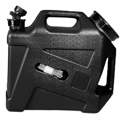 Jarra De Agua, Contenedor De Agua Para Acampar, 12l Negro