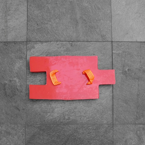 2x Molde Estampado Hormigón Muros Pisos 56x30cm Poliuretano