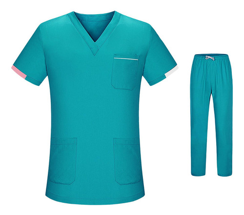 . Conjunto De Uniforme De Enfermería, Top De Enfermera De