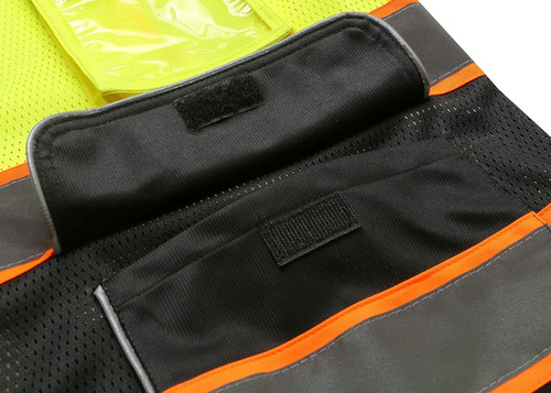 Chaleco De Seguridad Uninova, 2xl / 3xl, Amarillo Y Negro