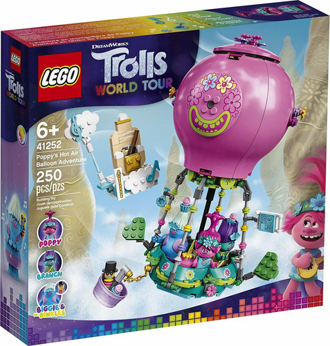 Lego Trolls World Tour - Aventura No Balão - Lego 41252 Lego