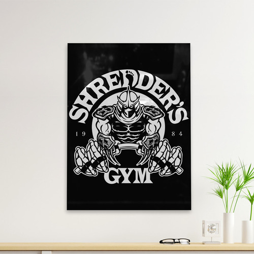 Cuadro Deco Shredders Gym (d1494 Boleto.store)