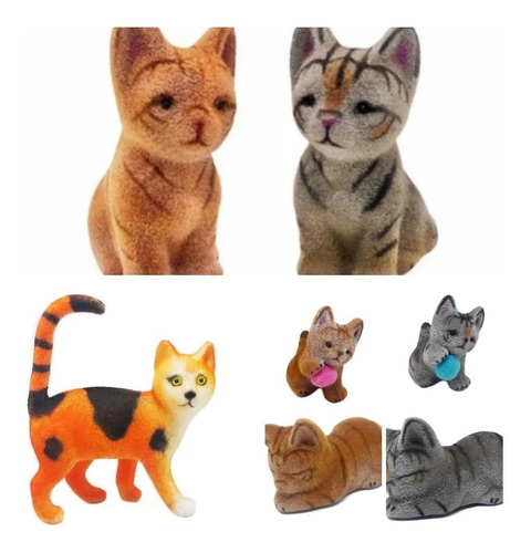 Gatos Gatitos Cat Animales Juguete Cake Topper Souvenir 