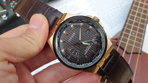 Imagen 5 de 6 de Citizen World Perpetual A-t Brown Cb0168-08e ...... Dcmstore