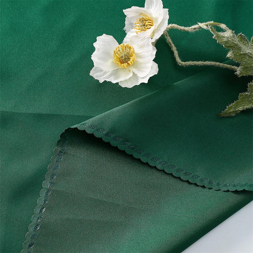 Set De 4 Servilletas De Tela De Navidad, Verde Oscuro...