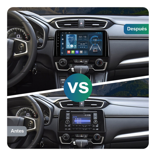 Estéreo Carplay Para Honda Crv 2017-2020 Cámara Gps Fm Bt
