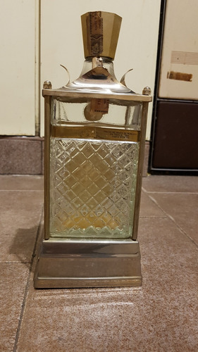 Botella Whisky Musical Cuadrada Antigua Hiram Walkers (Usado)