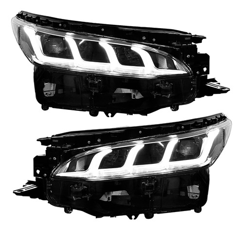 Par Farol + Seta Hilux Sw4 Led Drl 21 22 23 2024 Diamond