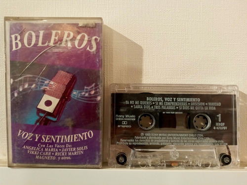 Cassette De Época Boleros Voz Y Sentimiento Vol. I