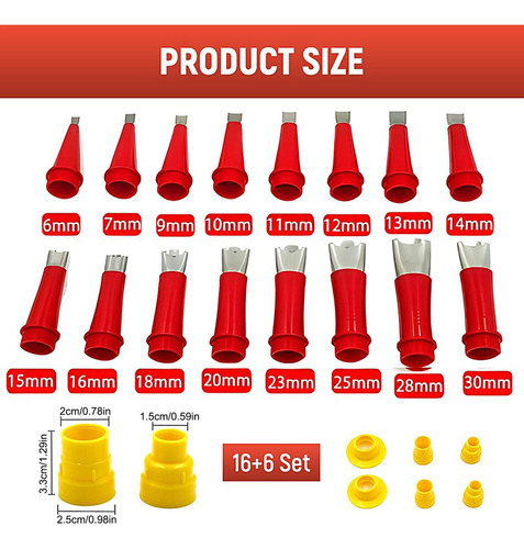 ** Kit De Herramientas De Boquilla De Goma Herramienta De