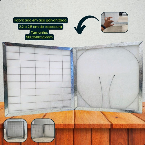 Filtros Permanente Porta Manta G4 Exaustor