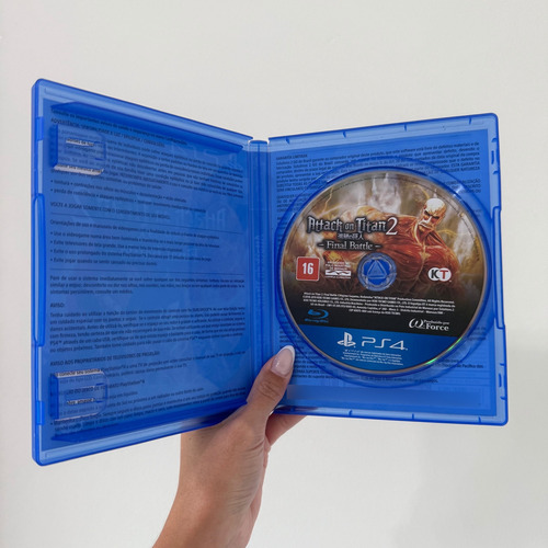 Attack On Titan 2 Final Battle Ps4 Semi Novo Mídia Física (Recondicionado)