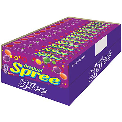 Spree Original Candy, Caja De Dulces De Cine De 5 Onzas (paq