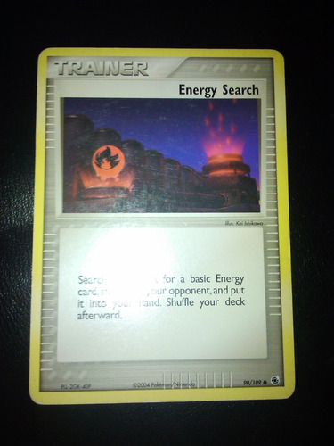Energy Search Carta Pokemon 
