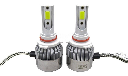 Kit De 2 Focos Led 9005, 6000k, Para Automovil Beeper Led-90