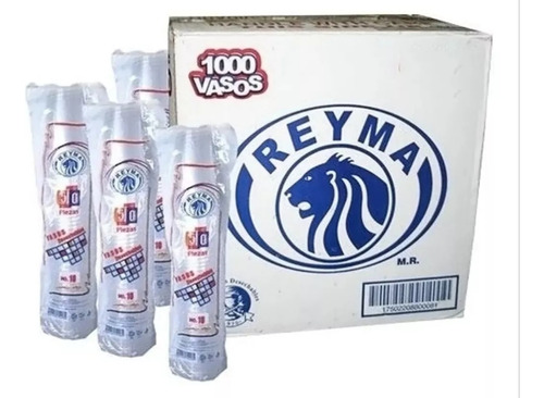 Vaso Plástico Reyma Del Num 12 Caja Con 1000 Pz
