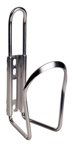Imagem 1 de 1 de Suporte Caramanhola Garrafa Bike Alumínio Prata Universal