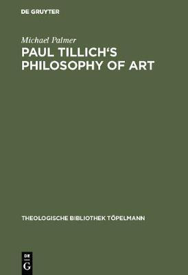 Libro Paul Tillich's Philosophy Of Art - Michael Palmer