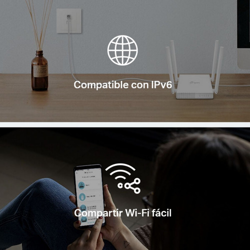V Router Tp-link Archer C24 Doble Banda Ac750 Wireless