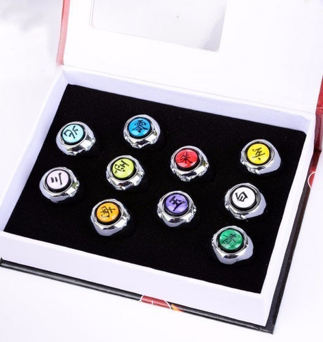 Imagen 2 de 4 de Anillos De Akatsuki Naruto.