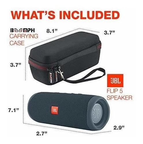 Imagen 4 de 7 de Parlante Jbl Flip 5 Inalambrico Impermeable Con Funda Azul